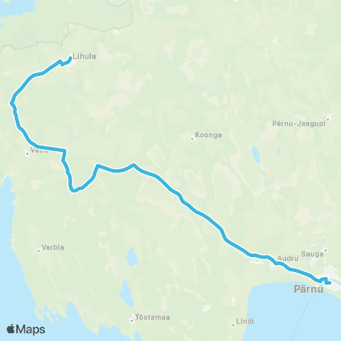 SEBE Aktsiaselts Pärnu - Paadremaa - Lihula map
