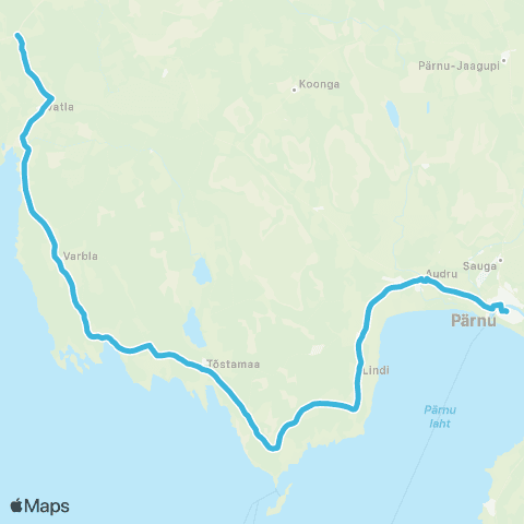 SEBE Aktsiaselts Pärnu - Varbla - Vatlamäe - Koti map