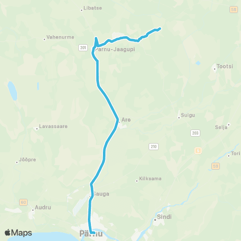 SEBE Aktsiaselts Pärnu - Libatse - Lehu map