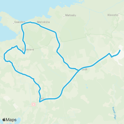 GoBus AS Lihula - Kõmsi Kool - Massu - Metsküla Kool - Lihula map