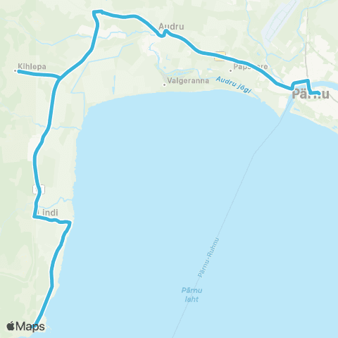 SEBE Aktsiaselts Pärnu - Audru Kool - Liu map