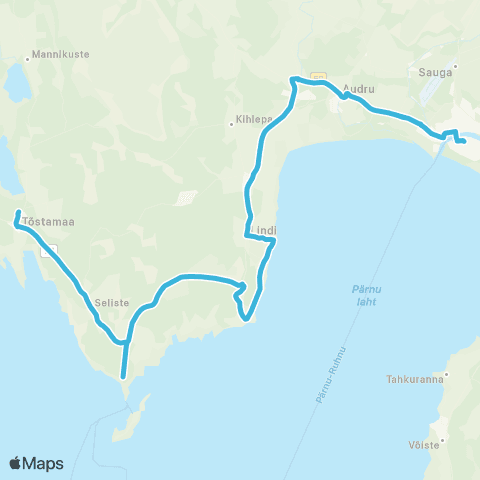 SEBE Aktsiaselts Pärnu - Audru - Värati map