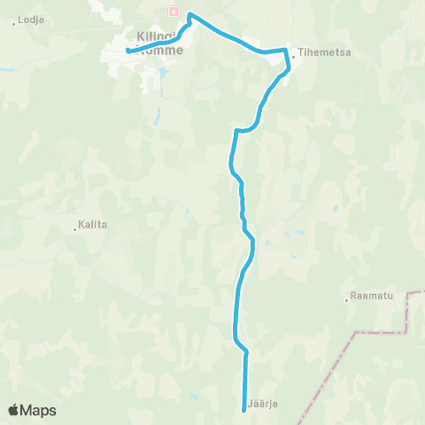 Aktsiaselts MK Autobuss Kilingi-Nõmme - Leipste - Jäärja map