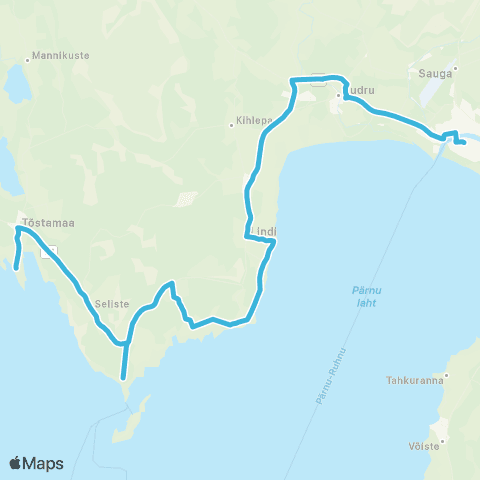 SEBE Aktsiaselts Pärnu - Audru Kool - Munalaiu - Tõstamaa map