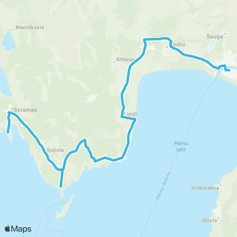 SEBE Aktsiaselts Pärnu - Lemmetsa - Liu - Munalaiu - Tõstamaa map