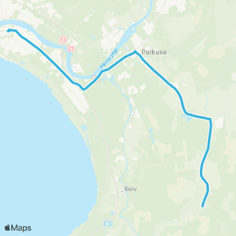 SEBE Aktsiaselts Pärnu - Paikuse - Seljametsa - Tuka map