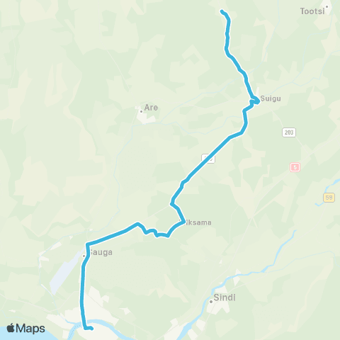 SEBE Aktsiaselts Pärnu - Lepplaane - Suigu - Tabria map