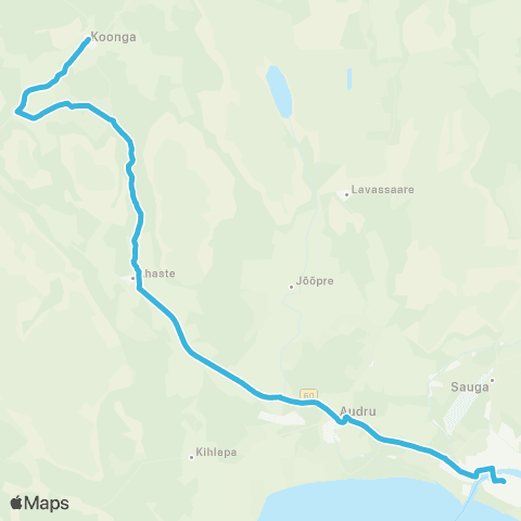 SEBE Aktsiaselts Pärnu - Aruvälja - Irta - Koonga map