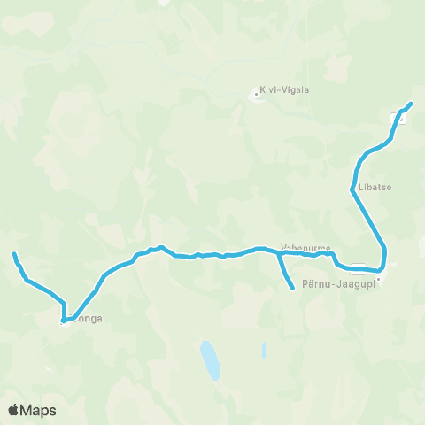 SEBE Aktsiaselts Mihkli - Koonga - Pärnu-Jaagupi - Rogenese map