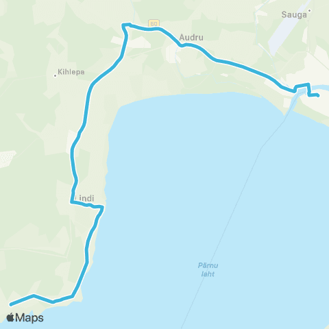 SEBE Aktsiaselts Pärnu - Audru Kool - Liu - Kavaru map