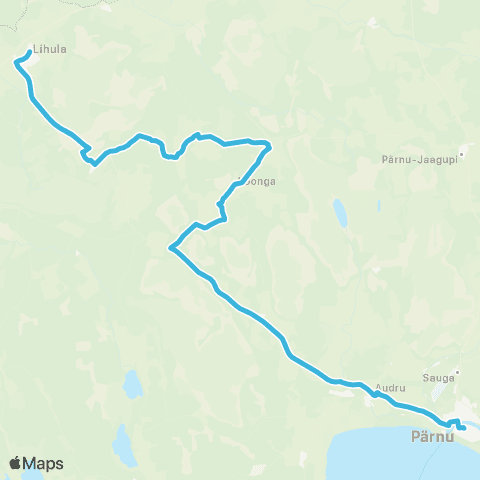 SEBE Aktsiaselts Pärnu - Koonga - Mihkli - Lihula map