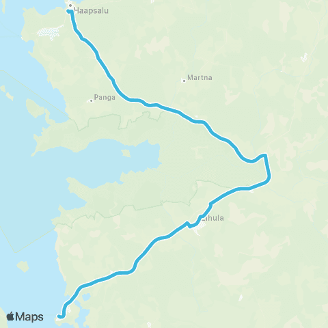 GoBus AS Haapsalu - Lihula - Virtsu map