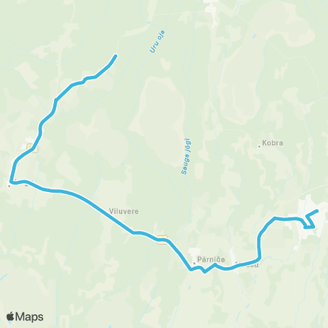 SEBE Aktsiaselts Vändra - Kaisma - Kõnnuveski map
