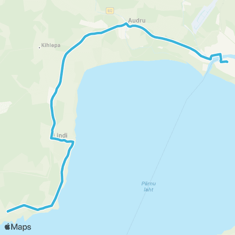 SEBE Aktsiaselts Kavaru - Liu - Audru Kirik - Pärnu map