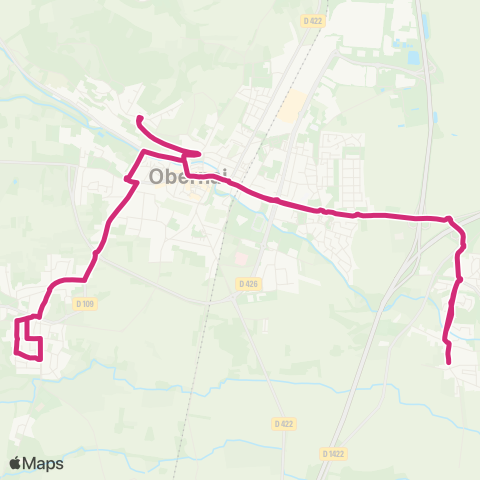 Pass'O LIGNE B - Bernardswiller - Niedernai map