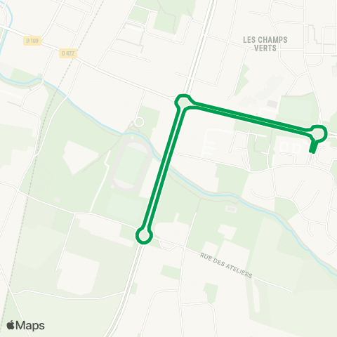 Pass'O Navette de Noël Est map