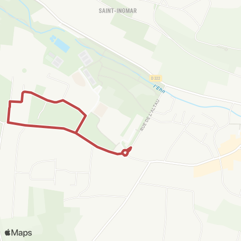 Pass'O Navette de Noël Ouest map