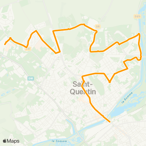 Pastel Gare SNCF - Fayet Centre commercial map