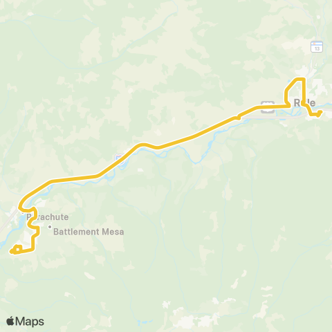 Parachute Area Transit System Pats Xp map