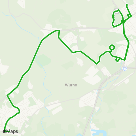 Pulaski Area Transit New River Express map