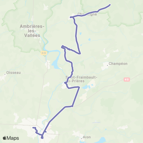 Aléop Mayenne Lassay-les-Châteaux - Mayenne - Laval map