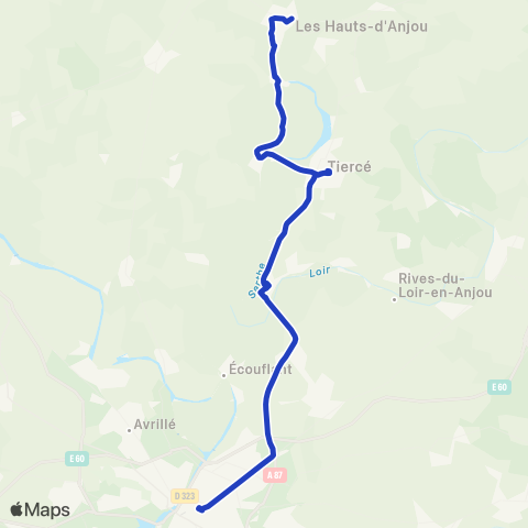 Aléop Maine-et-Loire Angers - Tiercé - Juvardeil map