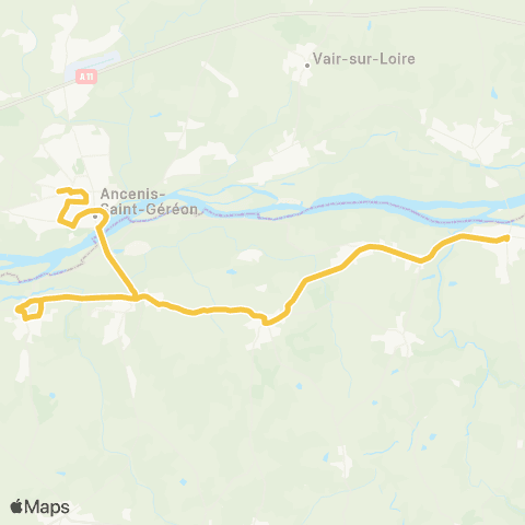 Aléop Maine-et-Loire Saint-Florent-le-Vieil - Ancenis map