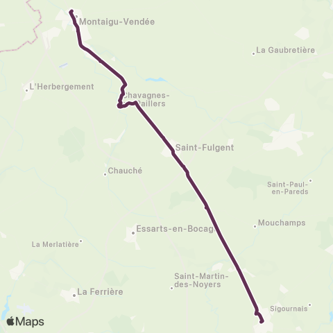 Aléop Vendée Chantonnay / Montaigu-Vendée map