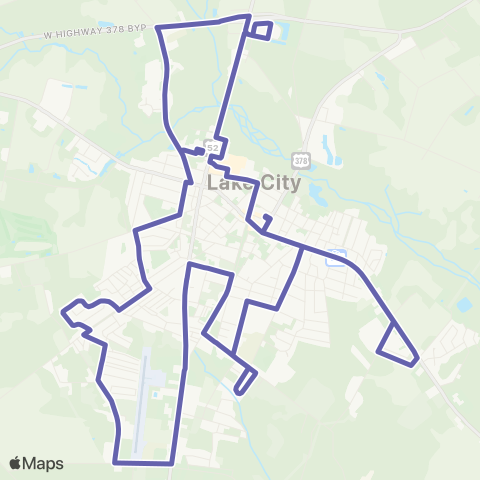 Pee Dee RTA Lake City map