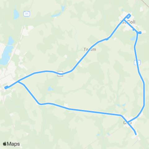 Pee Dee RTA McCall-Clio-Bennettsville map