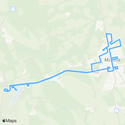 Pee Dee RTA Mullins map