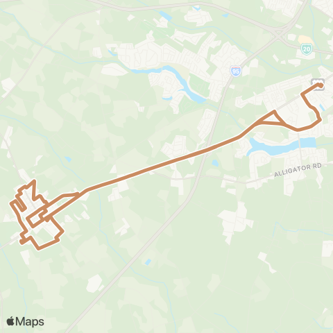 Pee Dee RTA Timmonsville map