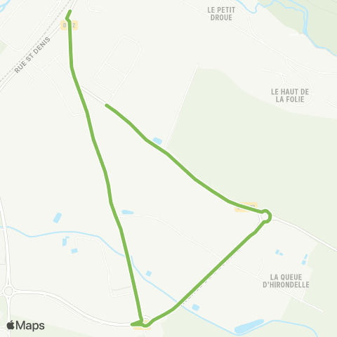 Portes Euréliennes Mobilité Ligne régulière CCPEIF map
