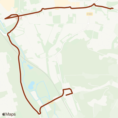 Péribus Ligne P03 map