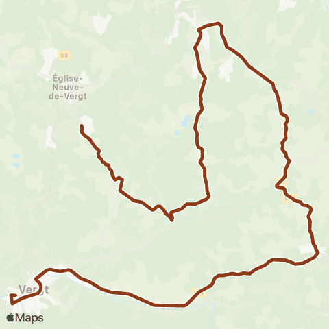 Péribus Ligne S26 map