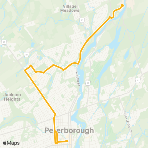 Peterborough Transit Chemong map
