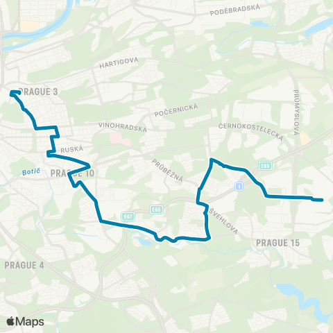PID Viktoria Žižkov - Skalka - Zentiva map
