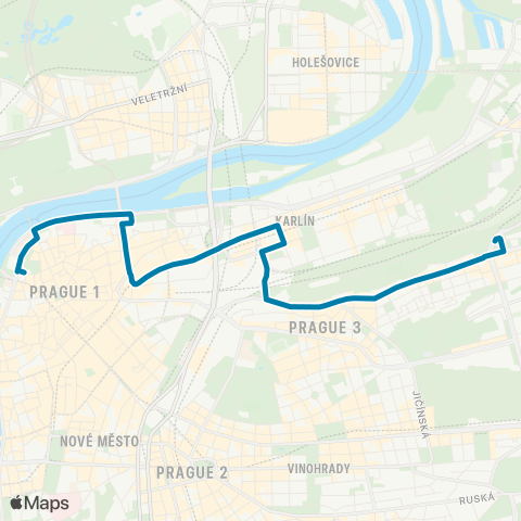 PID Staroměstská - Ohrada map