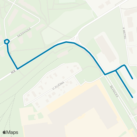 PID Zličín - Nový Zličín map