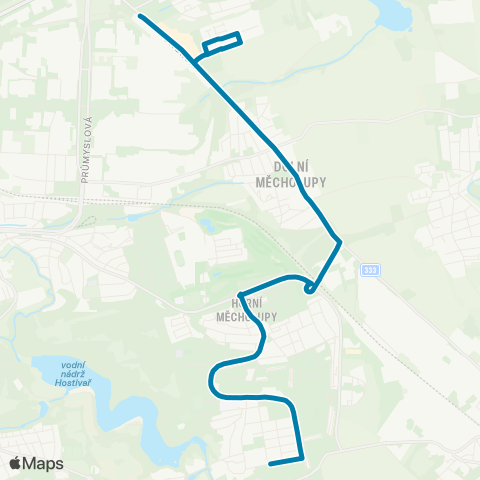 PID Ústřední - Morseova map