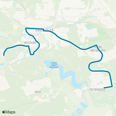 PID Přeštická - Morseova map