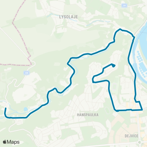 PID Jenerálka - Na Santince map