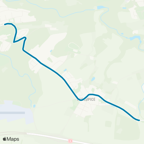 PID Cholupický Hřbitov - Pavelkova map