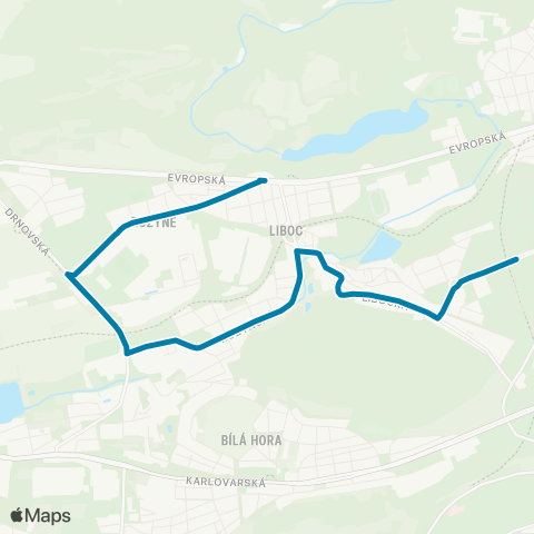 PID Divoká Šárka - Petřiny / Ruzyňská Škola map