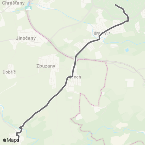 PID Praha,Luka - Chýnice map