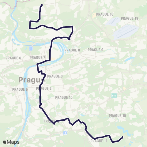 PID Sídliště Čimice - Jižní Město map