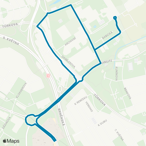 PID Chodov - Městský Archiv Chodovec - Chodov map
