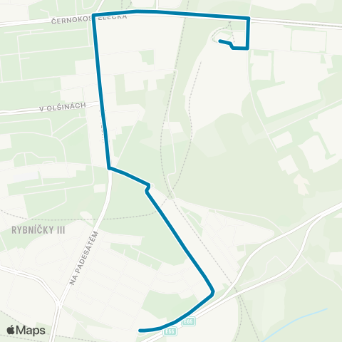 PID Depo Hostivař - Sídliště Skalka map