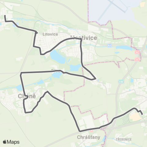 PID Praha,Zličín - Jeneč map