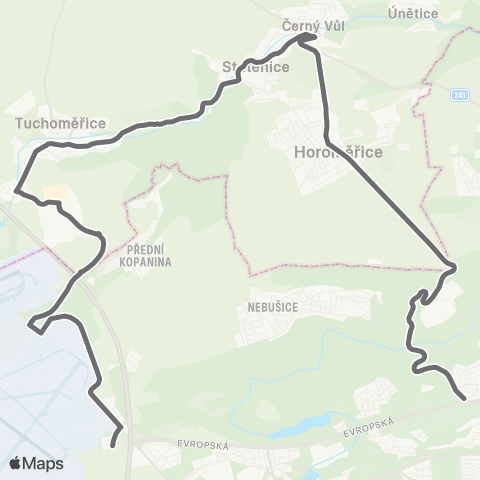 PID Praha,Bořislavka - Statenice - Praha,Obchodní Centrum Ruzyně map